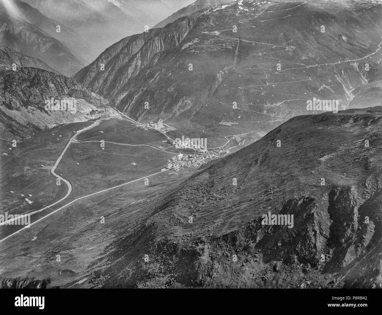 . 78 CH-NB - Andermatt - Eduard Spelterini - EAD-WEHR-32052-B Banque D'Images