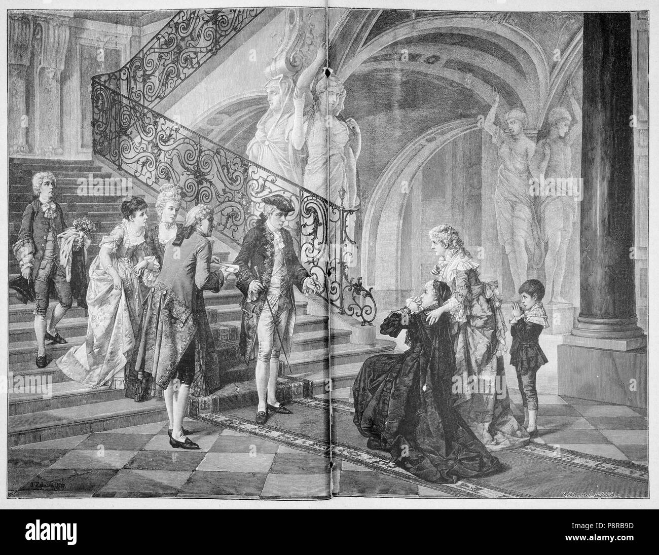 . 245 Die Gartenlaube (1889) b 012 Banque D'Images