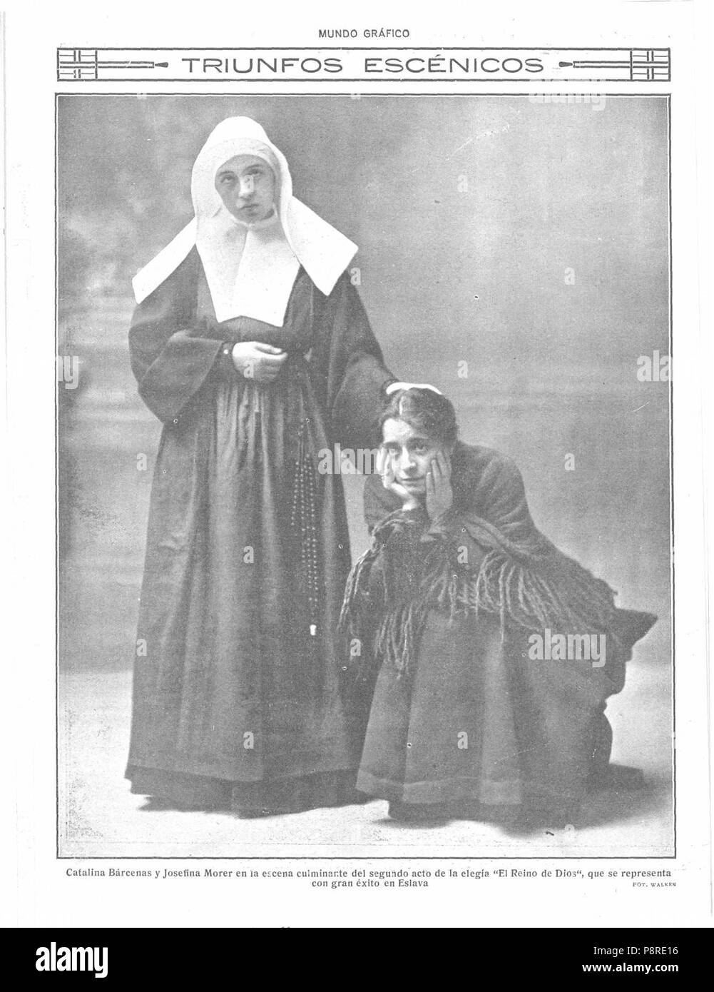 16 1916-10-04, Mundo Gráfico, Triunfos escénicos, Walken Banque D'Images