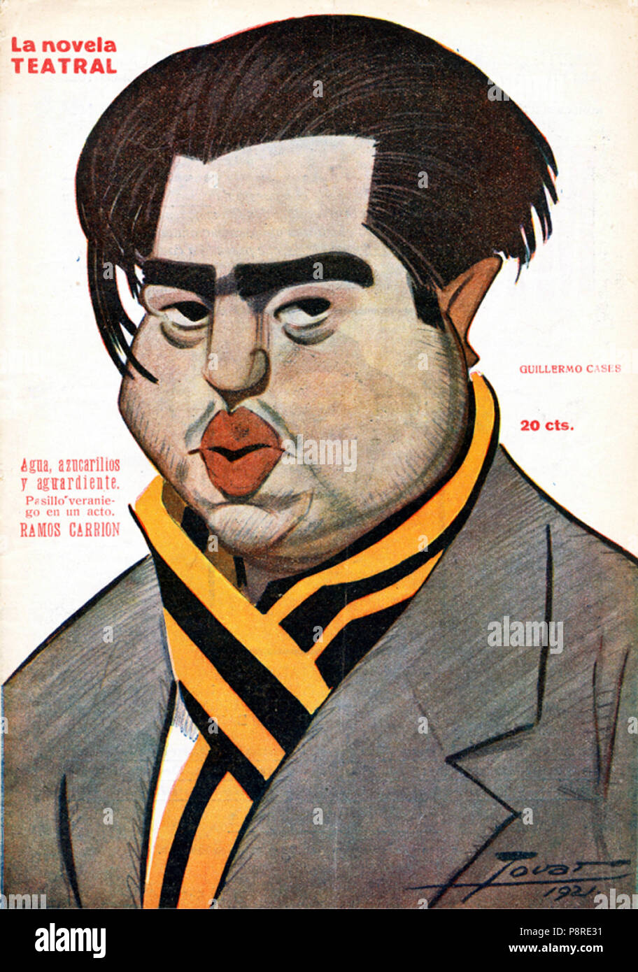 . 18 1922-01-29, La Novela Teatral, Guillermo Cas, Tovar Banque D'Images