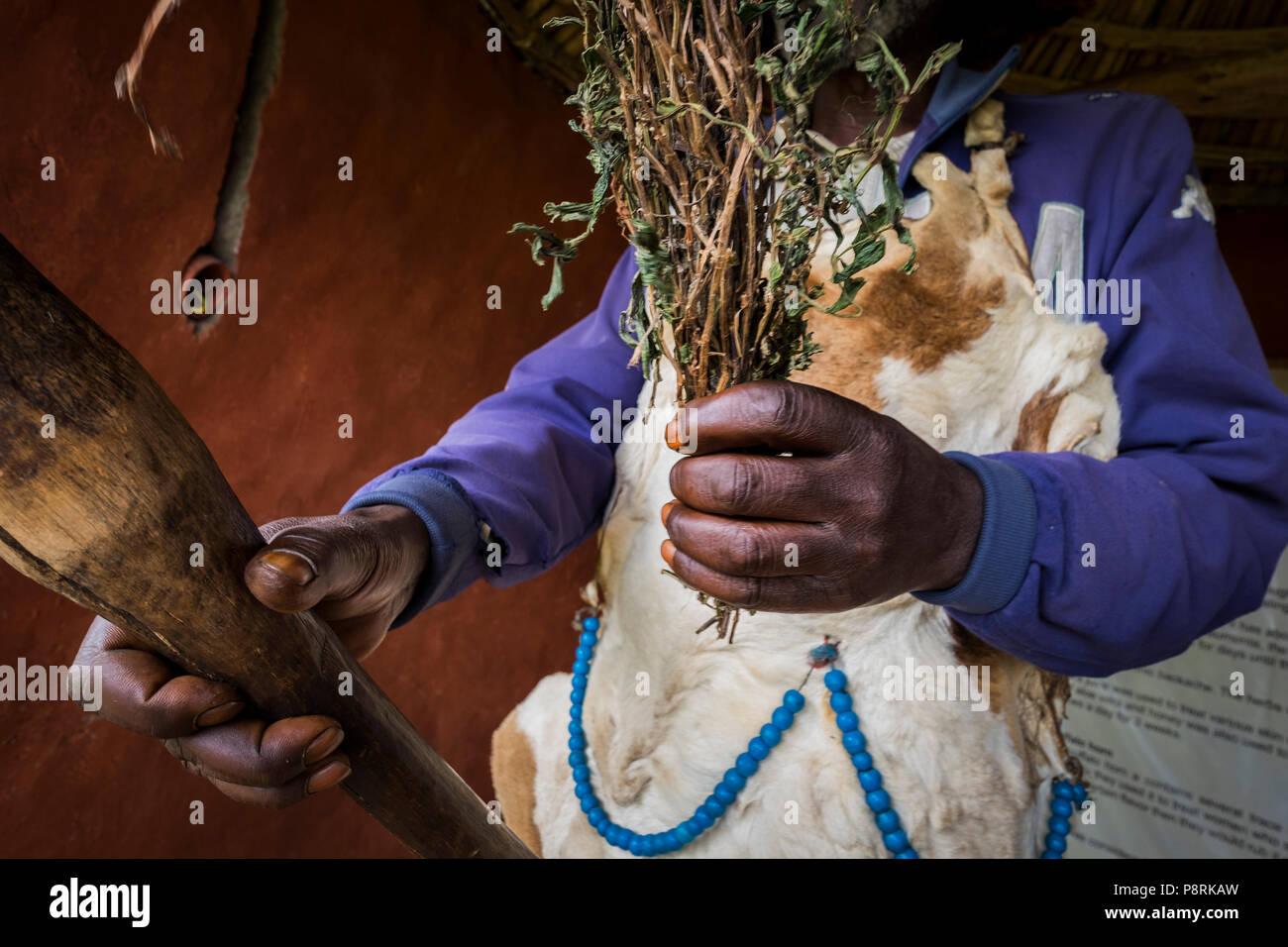 Le Rwanda,Ruhengeri Musanze,Iby'Iwacu,Cultural village Banque D'Images