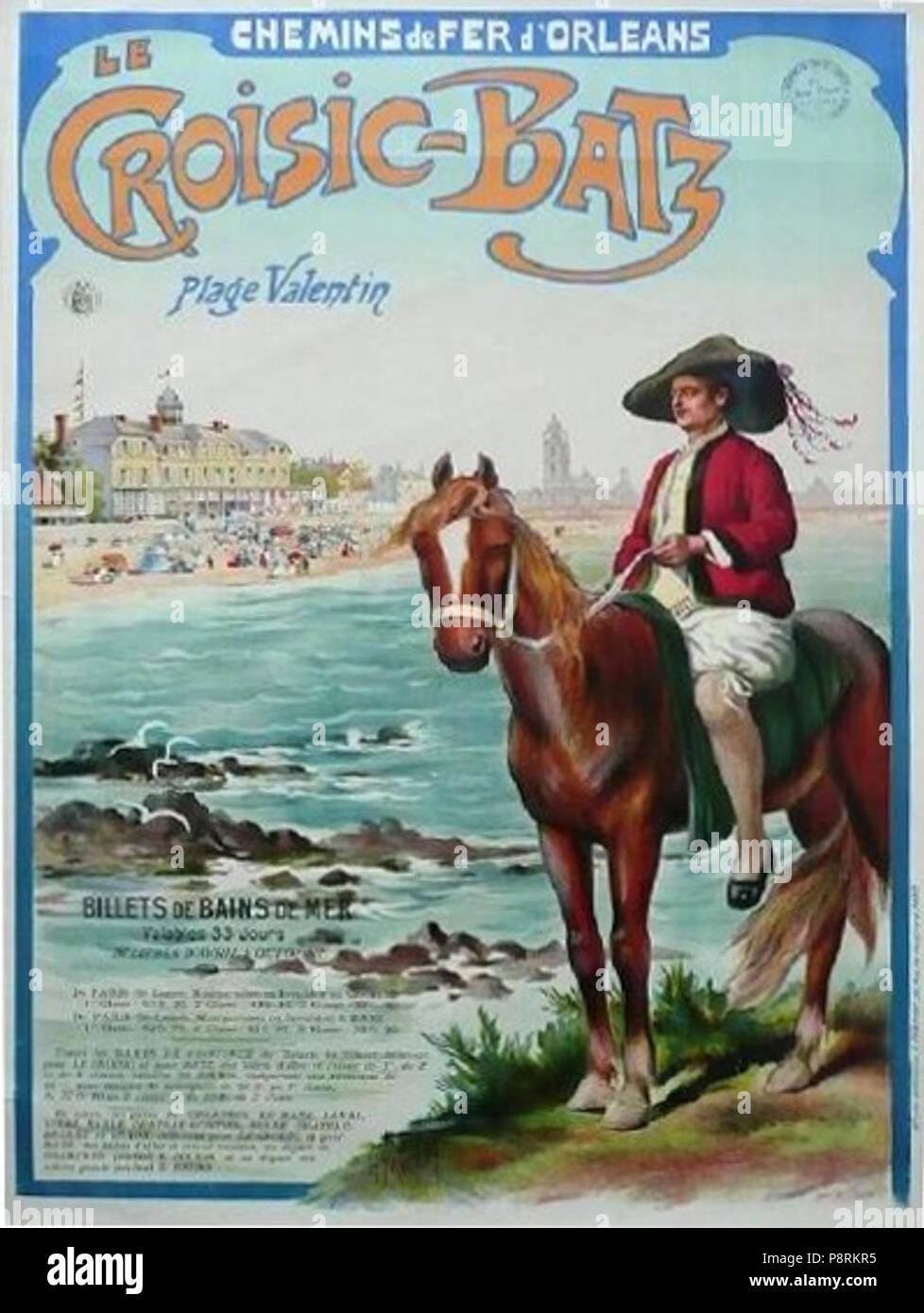 . Affiche 31 PO LeCroisic-Batz Banque D'Images