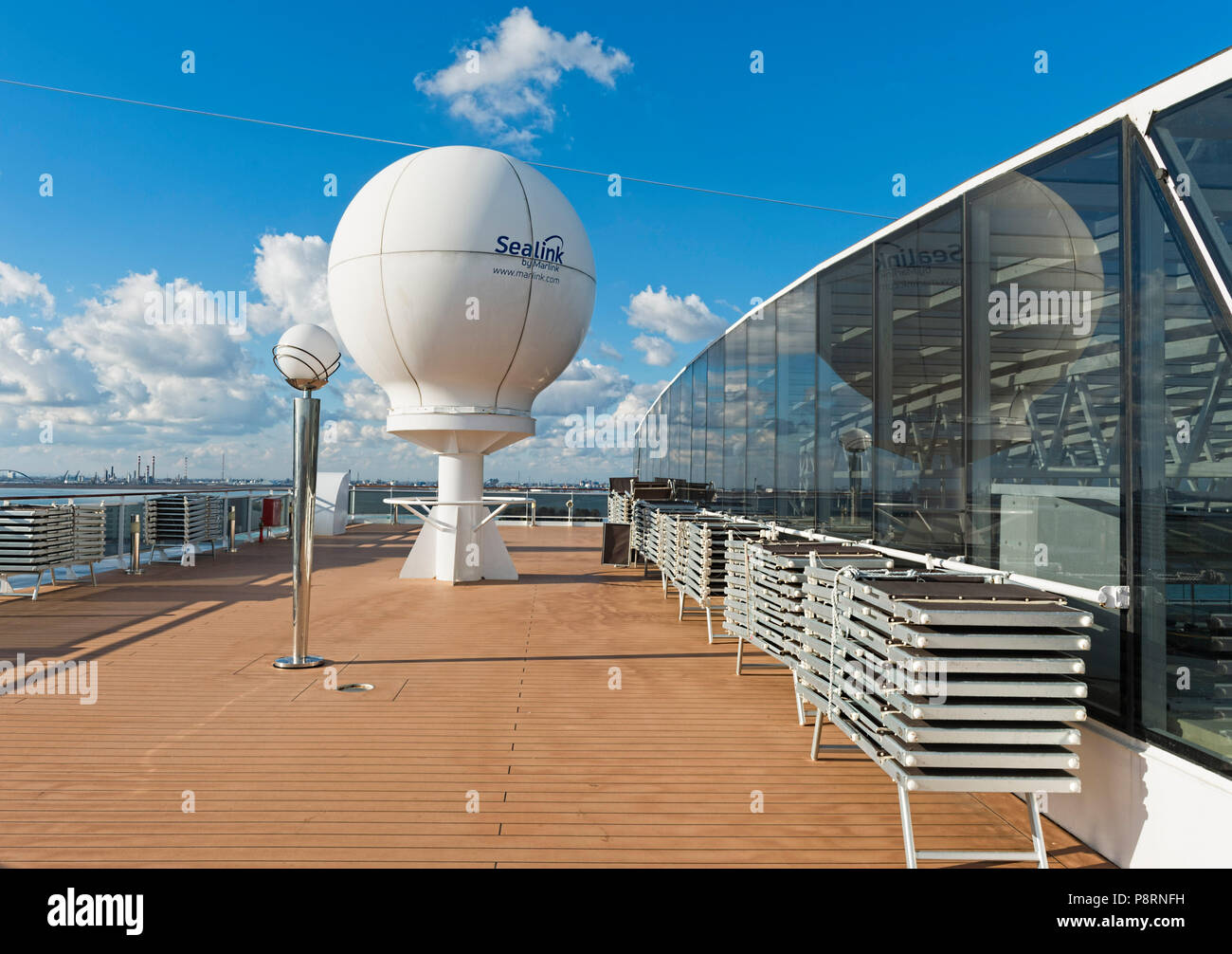 Bateau de croisière MSC Magnifica - Pont supérieur Banque D'Images