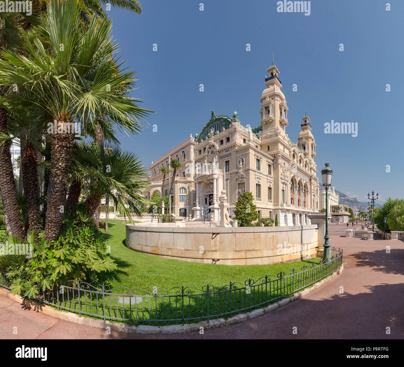 L'Opéra de MonteCarlo, Monaco, Monte Carlo, France Banque D'Images