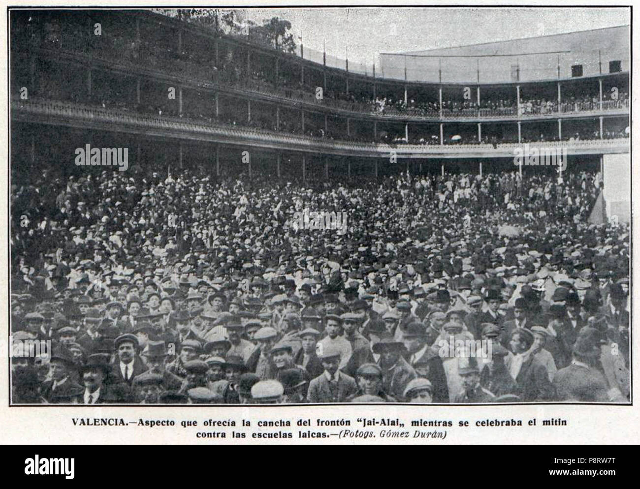 16 1910-02-26, La Hormiga de Oro, Frontón Jai Alai de Valencia, Gómez Durán Banque D'Images