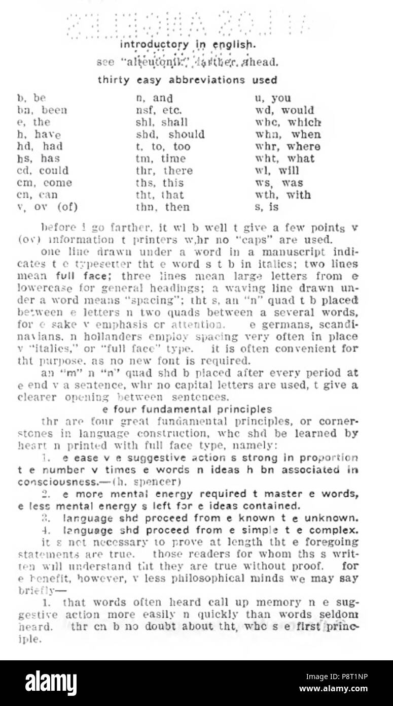 . 24 Une page de Alteutonik Banque D'Images