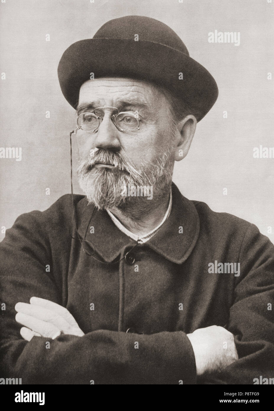 Emile edouard charles antoine zola Banque de photographies et d’images