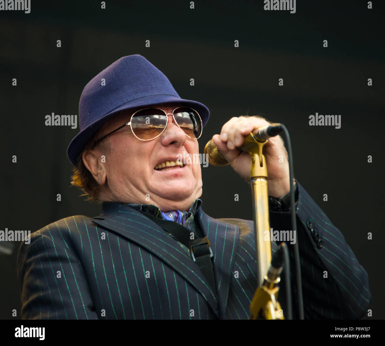 Hyde Park, Londres, Royaume-Uni. 13 juillet 2018. Van Morrison effectue sur Day4 de l'heure d'été britannique Barclaycard présente dans Hyde Park. Michael Tubi/Alamy Live News Banque D'Images