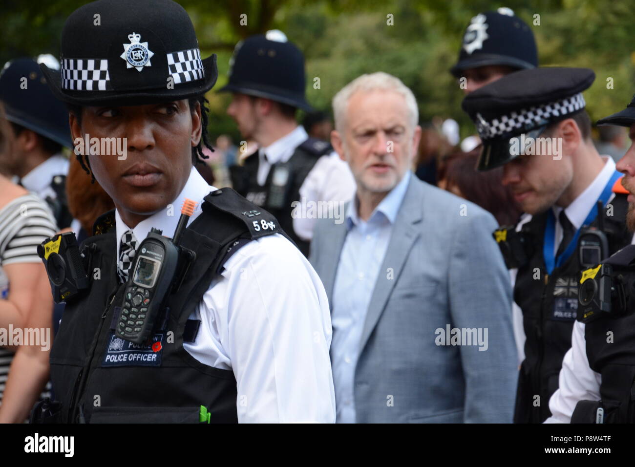 Londres, Royaume-Uni, 13 juillet 2018. Anti-Trump protester Crédit : Paul Smyth/Alamy Live News Banque D'Images