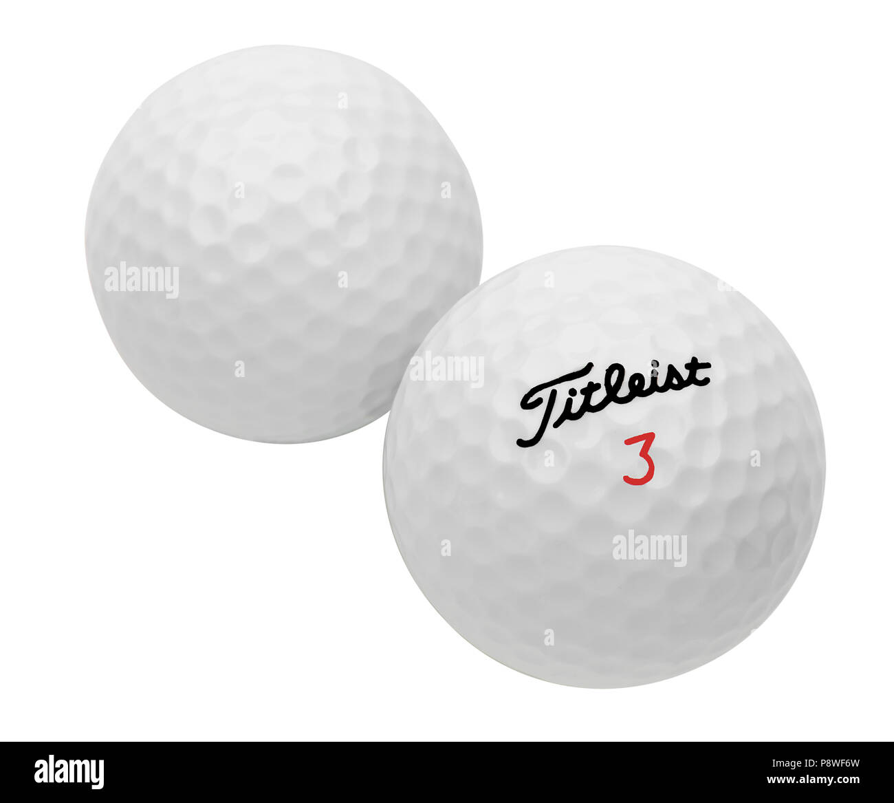 Balles de Golf Titleist Banque D'Images