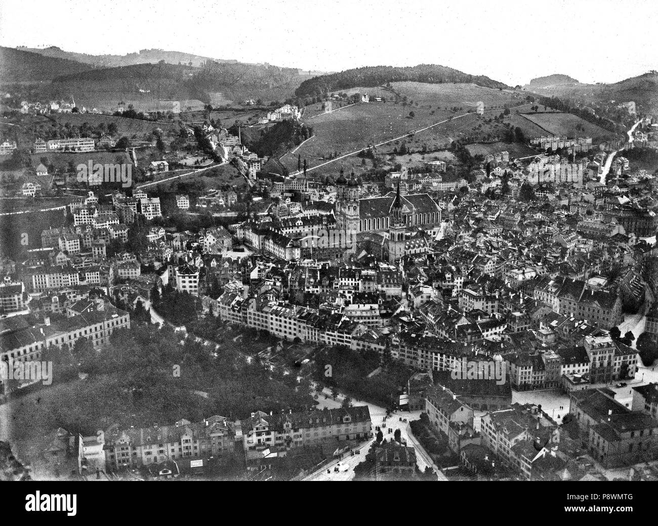 . 78 CH-NB - Saint-gall, Altstadt - Eduard Spelterini - EAD-WEHR-32028-A Banque D'Images