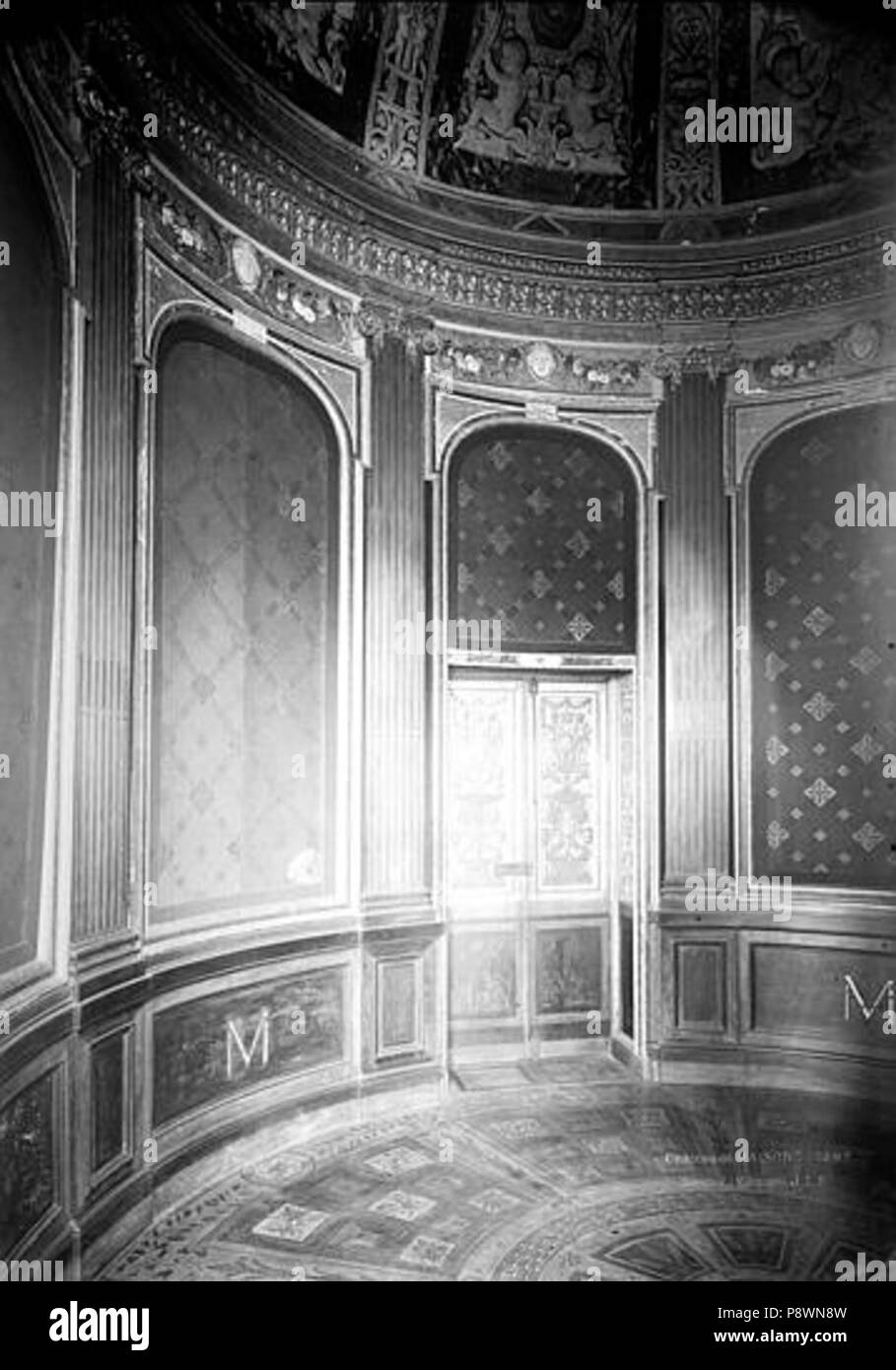 80 Château de Maisons - Boudoir - Maisons-Laffitte - Médiathèque de l'architecture et du patrimoine - APMH00016425 Banque D'Images