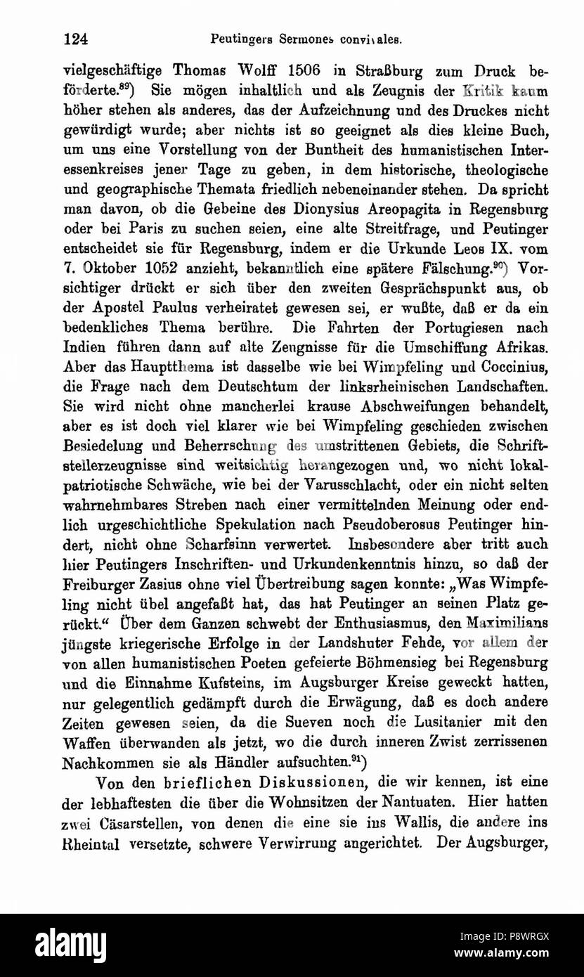 . 94 De Geschichtsauffassung 124 Banque D'Images