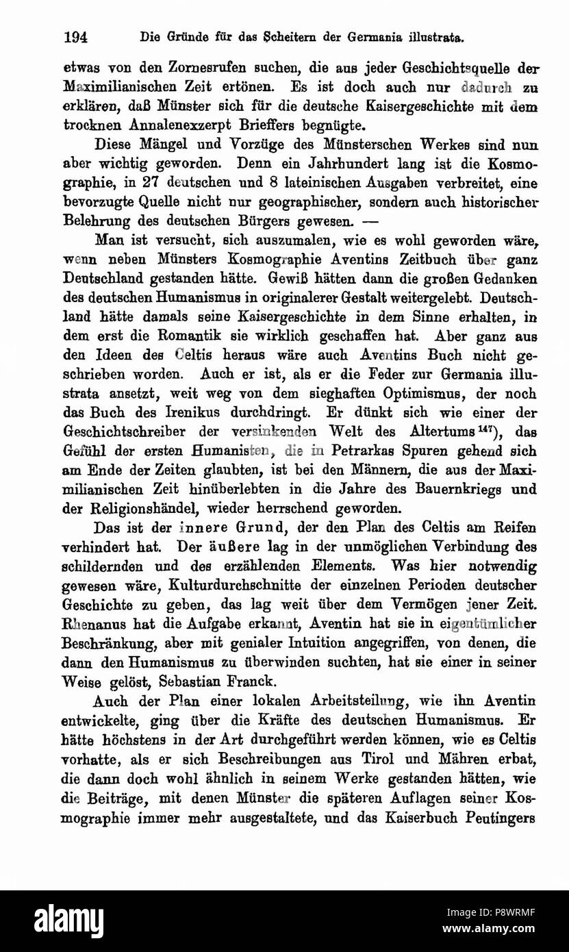 . 94 De Geschichtsauffassung 194 Banque D'Images