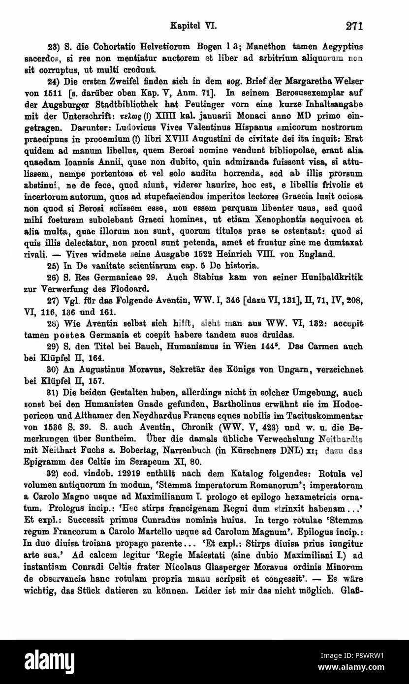 . 94 De Geschichtsauffassung 271 Banque D'Images