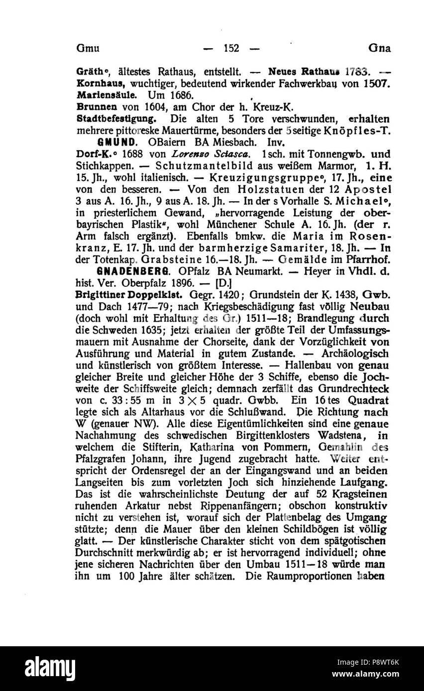 95 De Handbuch der deutschen Kunstdenkmäler III 167 Banque D'Images
