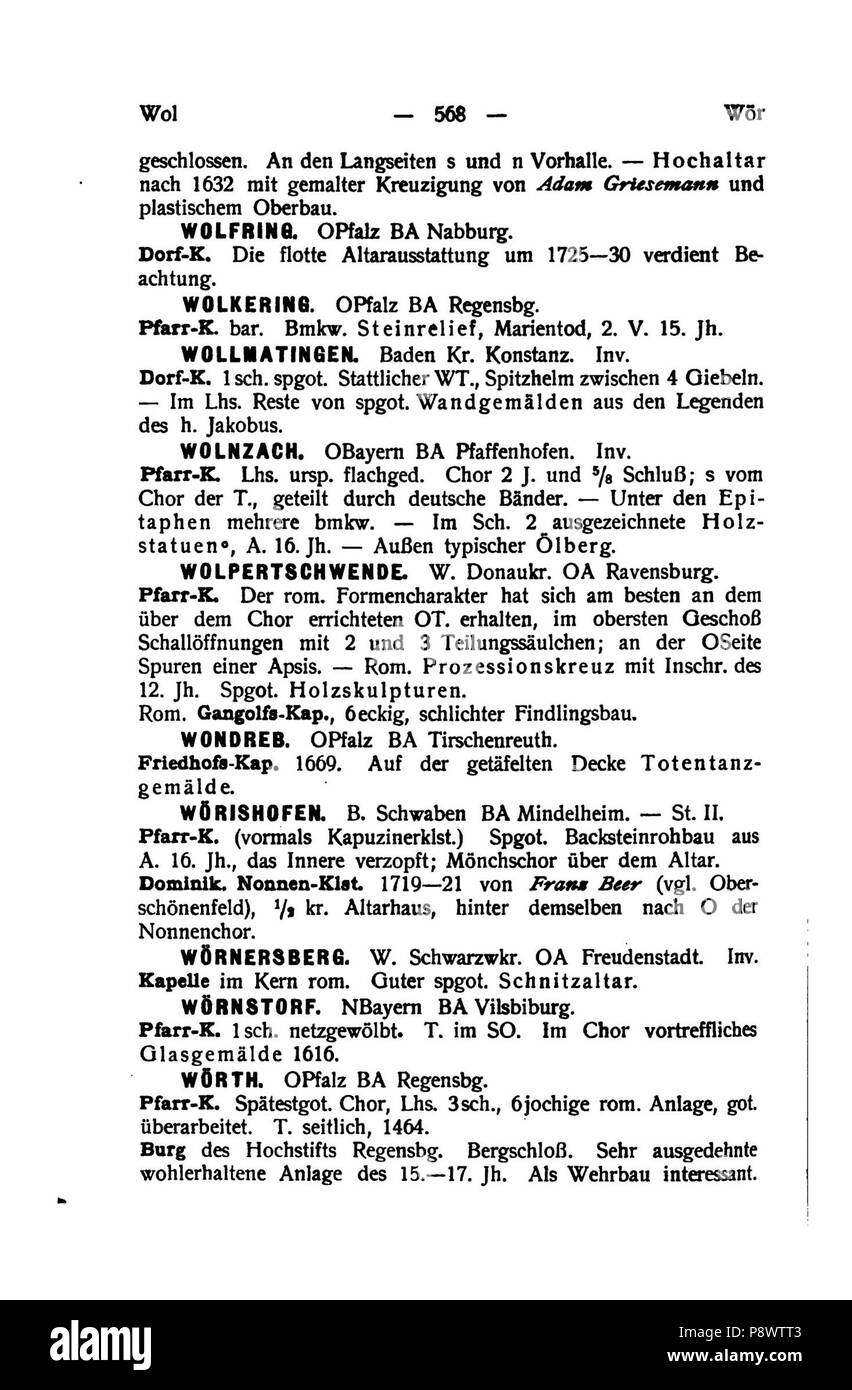 97 De Handbuch der deutschen Kunstdenkmäler III 583 Banque D'Images