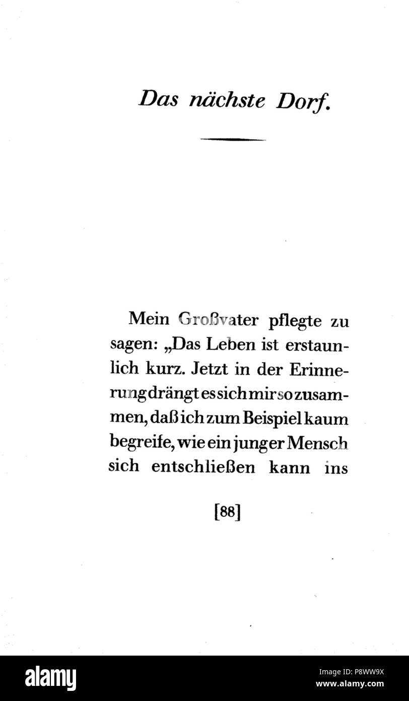 99 De Kafka Landarzt 088 Banque D'Images