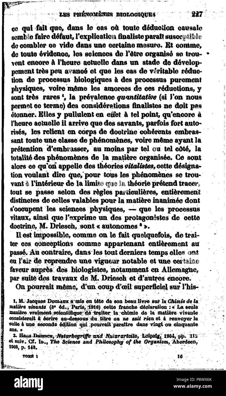 . 102 de l'explication dans les sciences I, 241 Banque D'Images