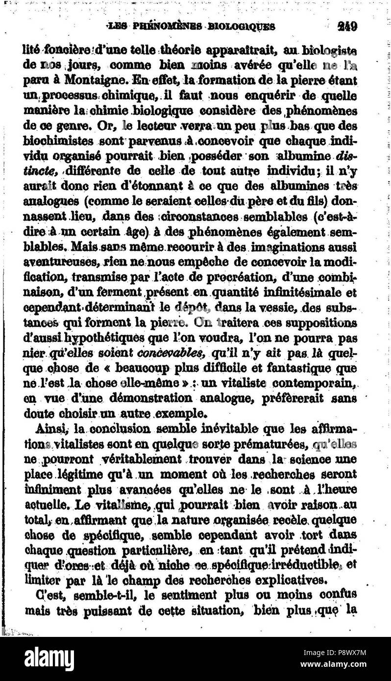 . 102 de l'explication dans les sciences I, 263 Banque D'Images