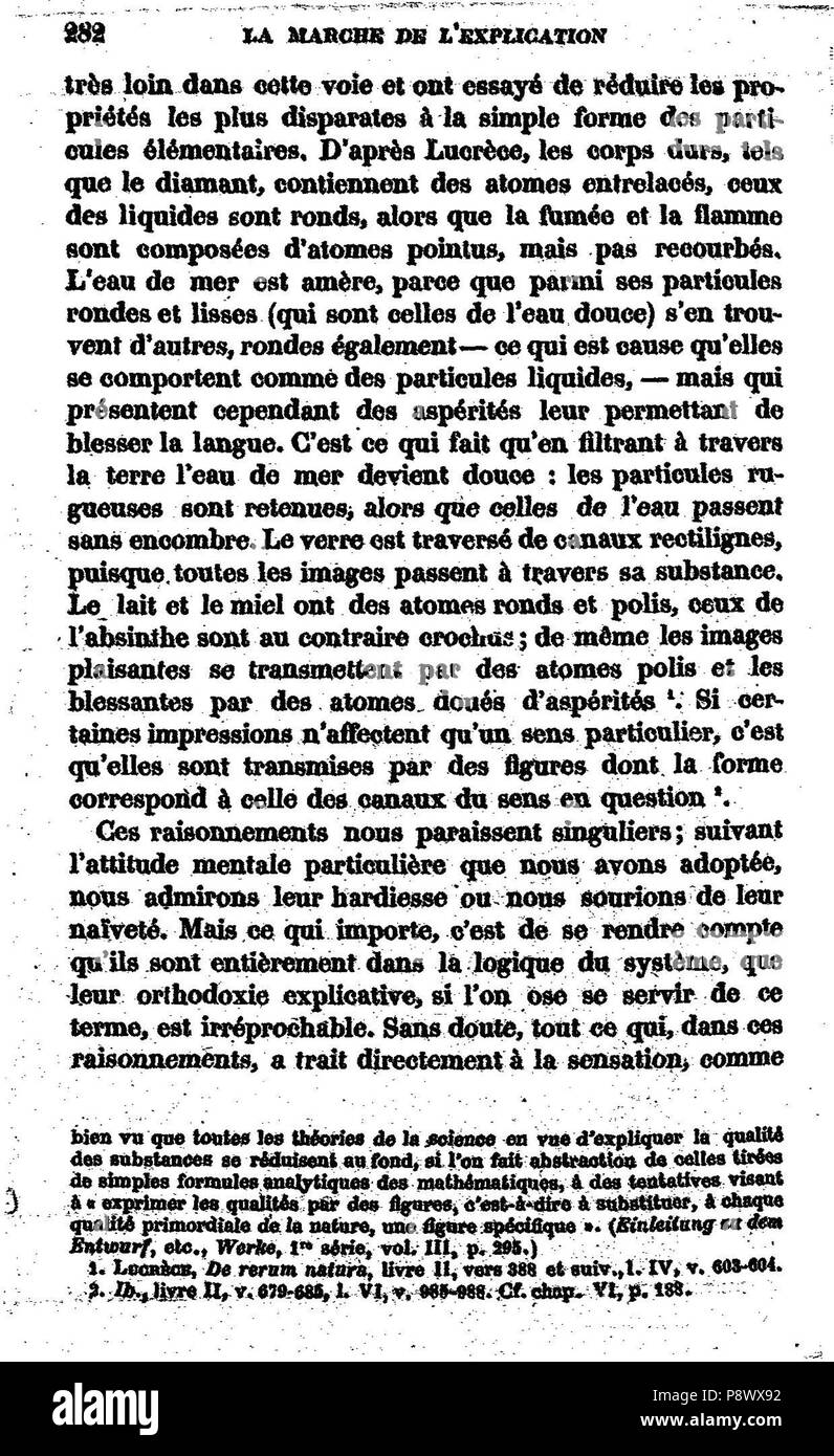 . 102 de l'explication dans les sciences I, 296 Banque D'Images