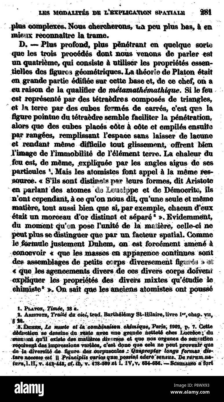 . 102 de l'explication dans les sciences I, 295 Banque D'Images