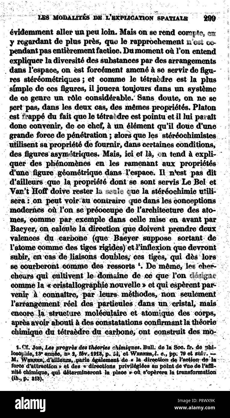 . 102 de l'explication dans les sciences I, 313 Banque D'Images