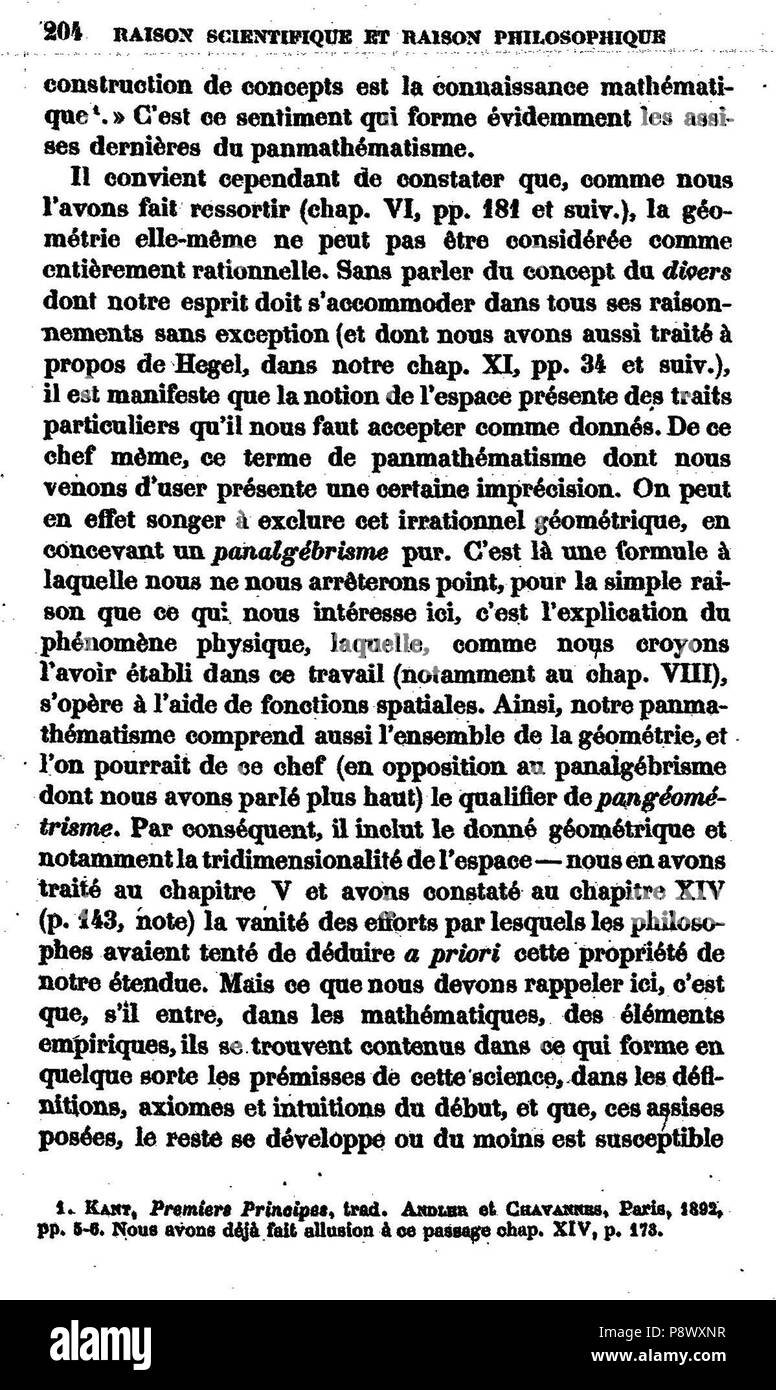 . 103 de l'explication dans les sciences II, 202 Banque D'Images