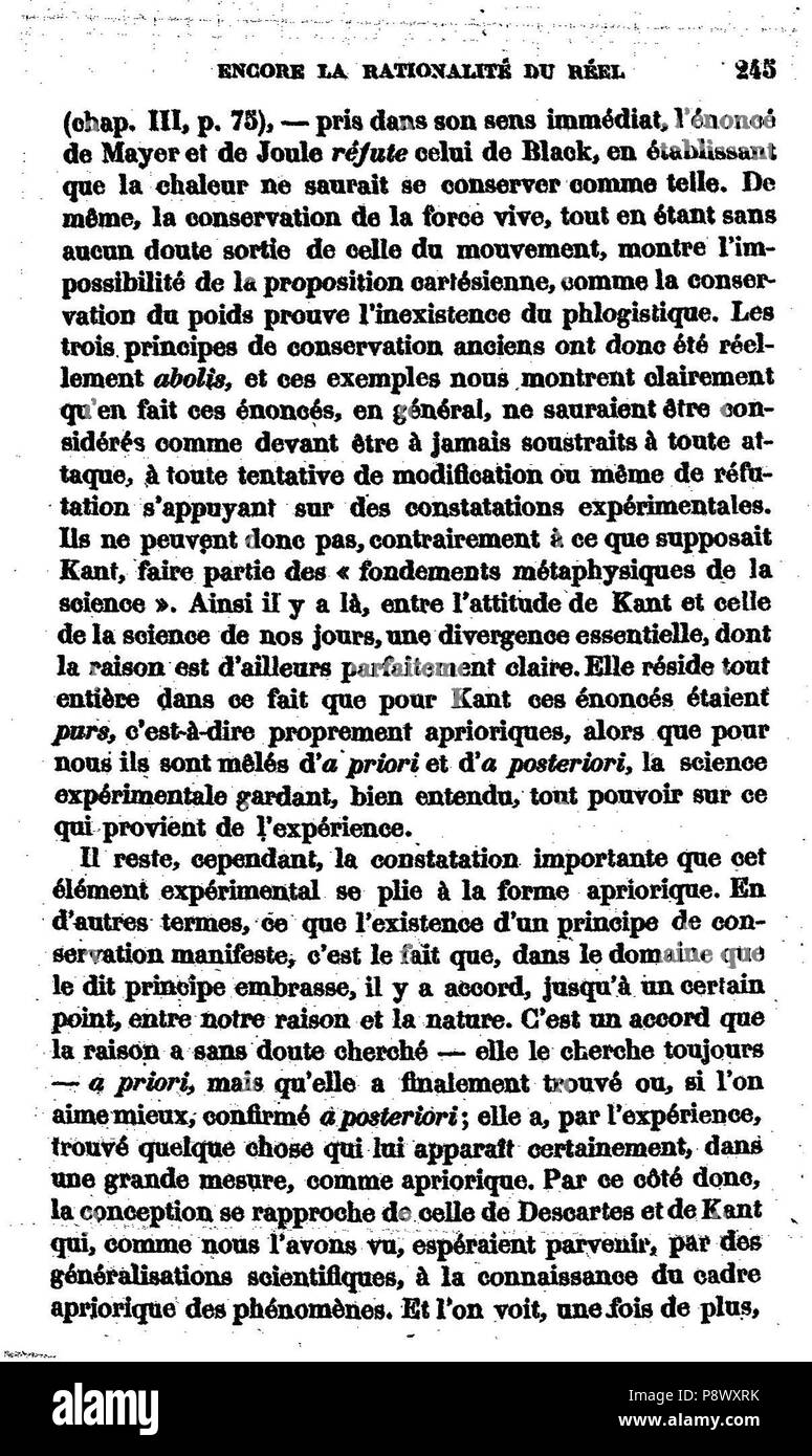 . 103 de l'explication dans les sciences II, 243 Banque D'Images