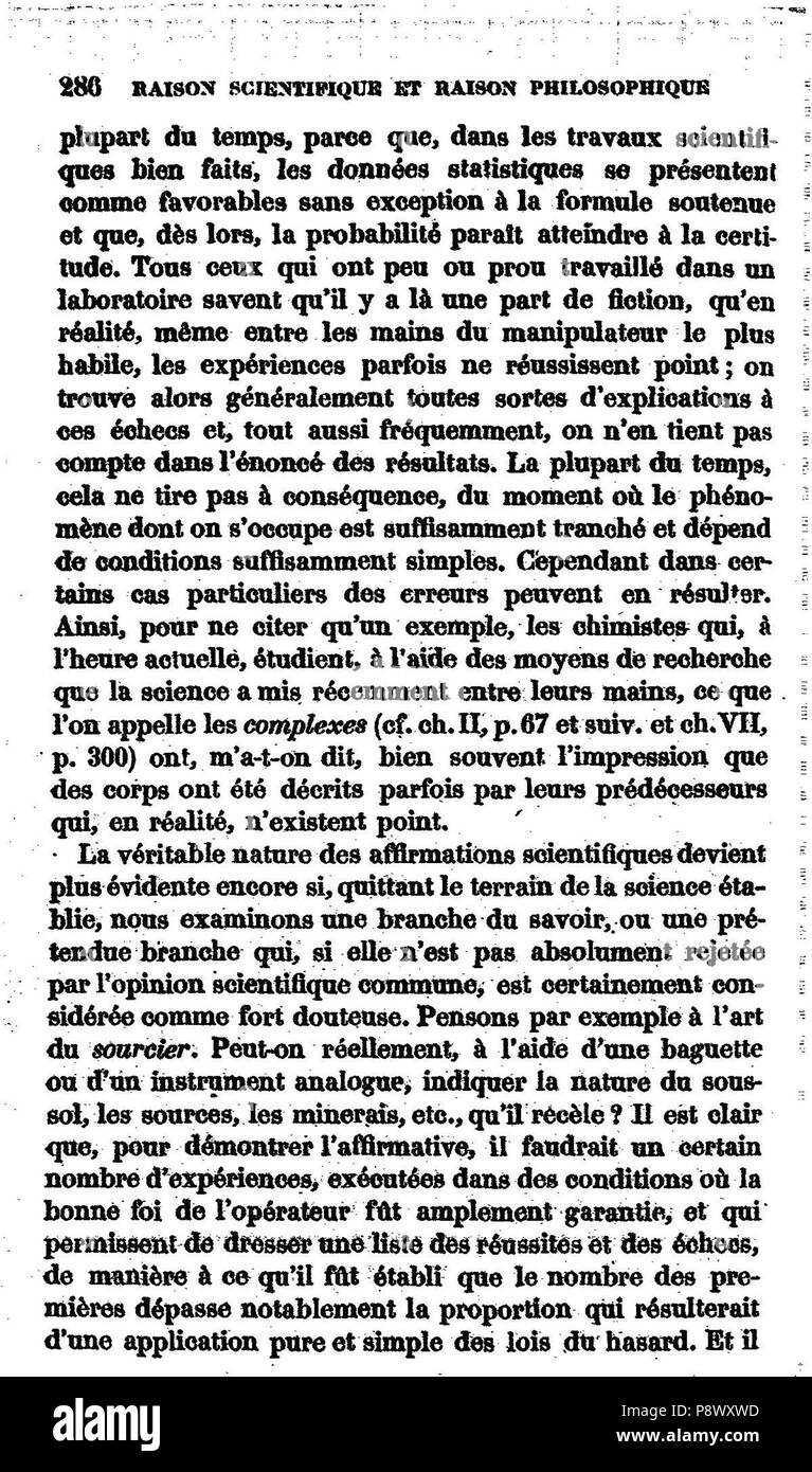 . 104 de l'explication dans les sciences II, 284 Banque D'Images