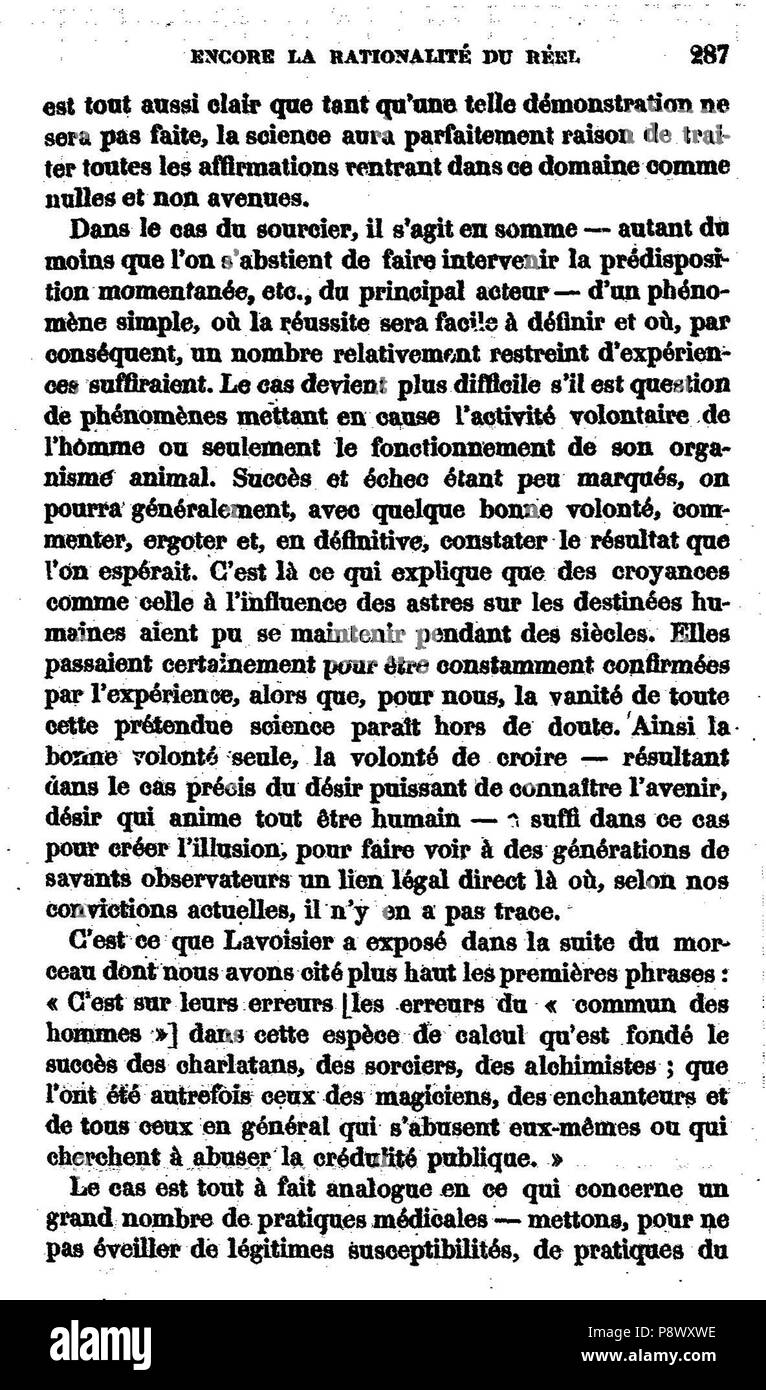 . 104 de l'explication dans les sciences II, 285 Banque D'Images