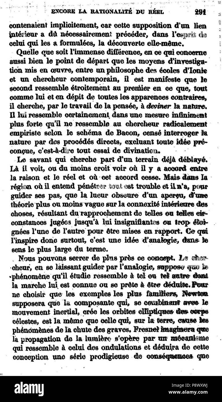 . 104 de l'explication dans les sciences II, 289 Banque D'Images