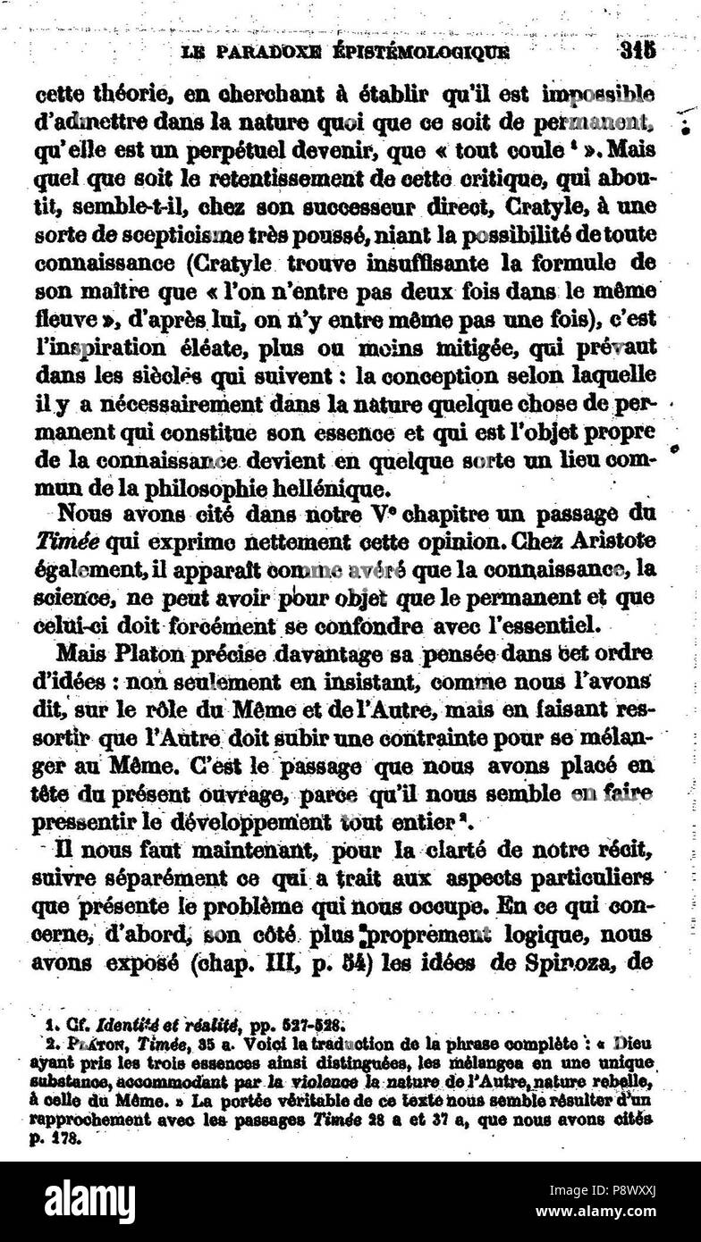 . 104 de l'explication dans les sciences II, 313 Banque D'Images