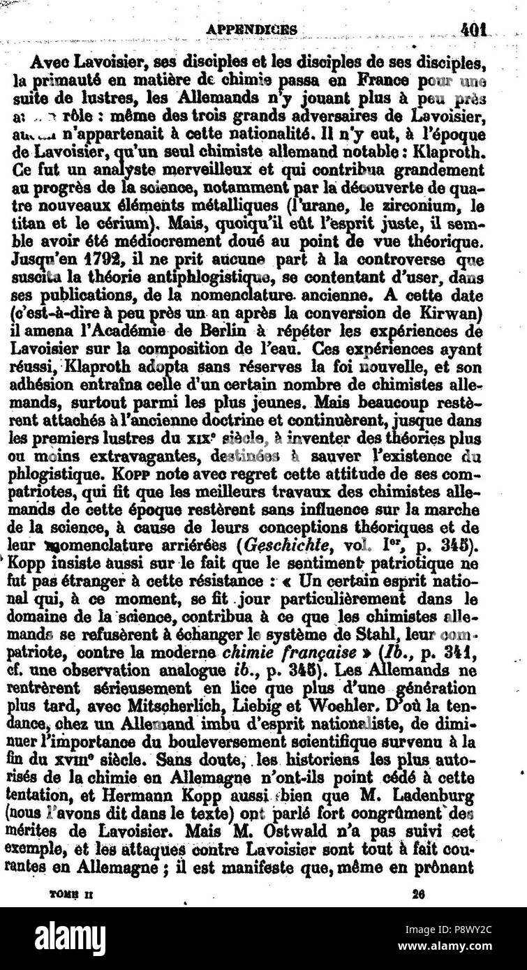 . 104 de l'explication dans les sciences II, 399 Banque D'Images