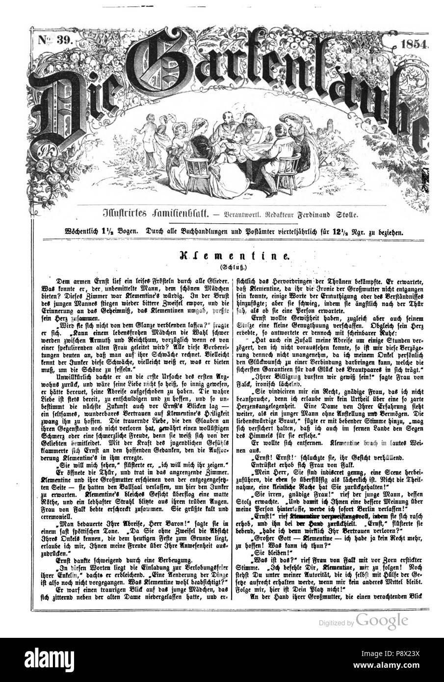 . 122 Die Gartenlaube (1854) 453 Banque D'Images
