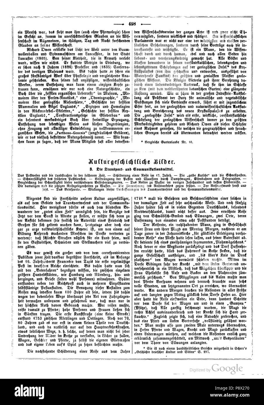 . 122 Die Gartenlaube (1854) 498 Banque D'Images