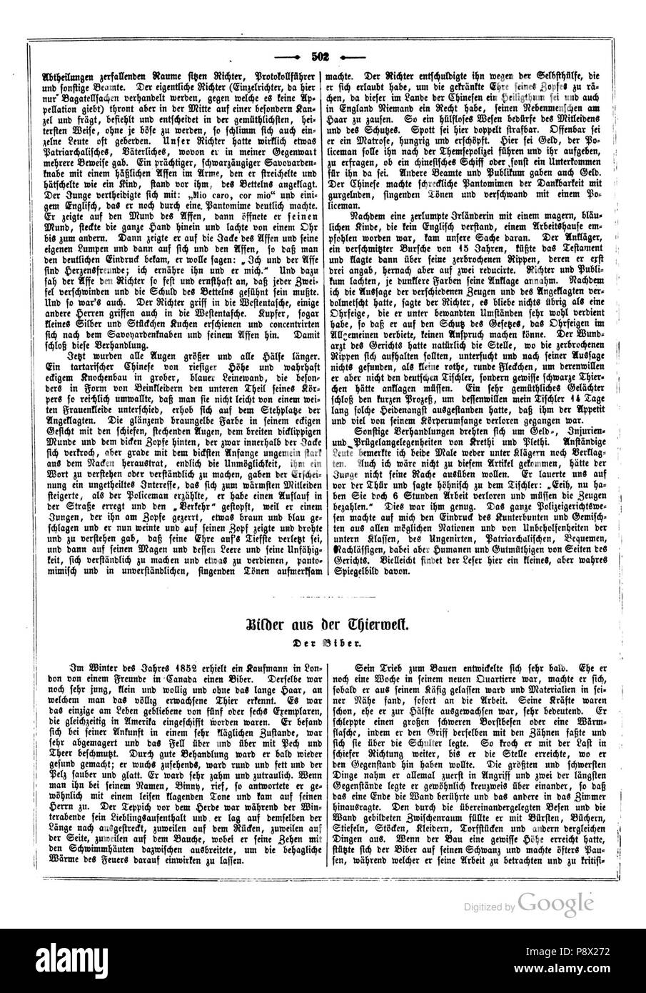 . 122 Die Gartenlaube (1854) 502 Banque D'Images