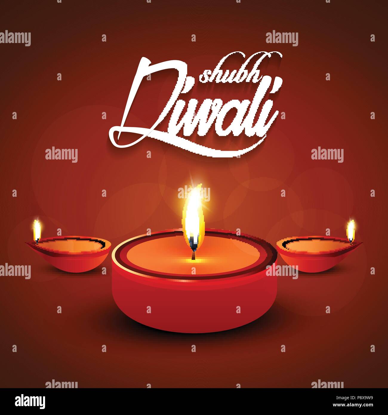 Happy diwali.. Pour la conception web et l'interface d'application, aussi utile pour l'infographie. Vector illustration. Illustration de Vecteur