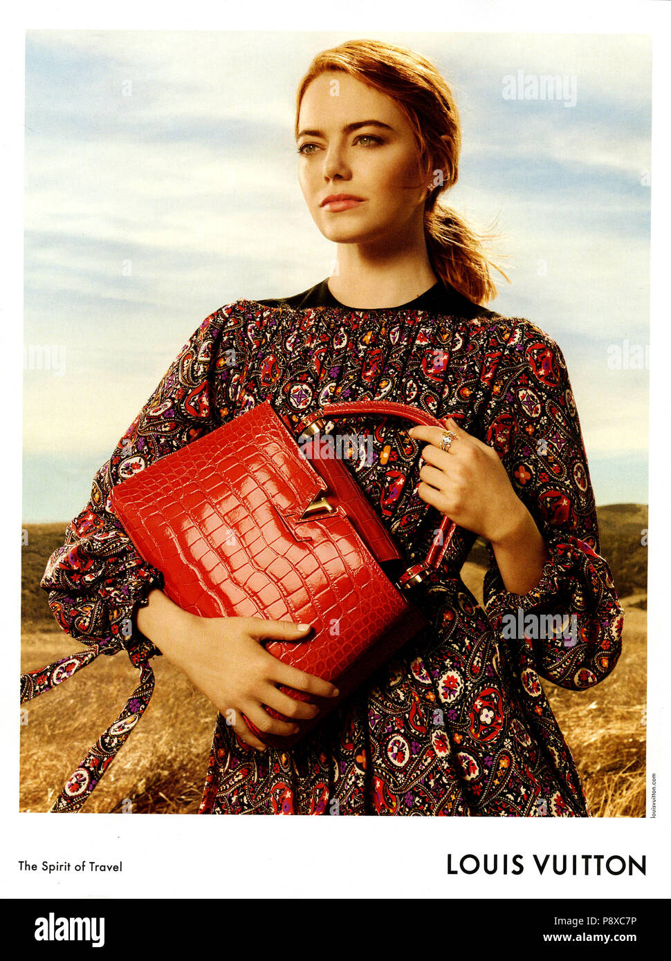 2010s UK Louis Vuitton Annonce magazine Banque D'Images