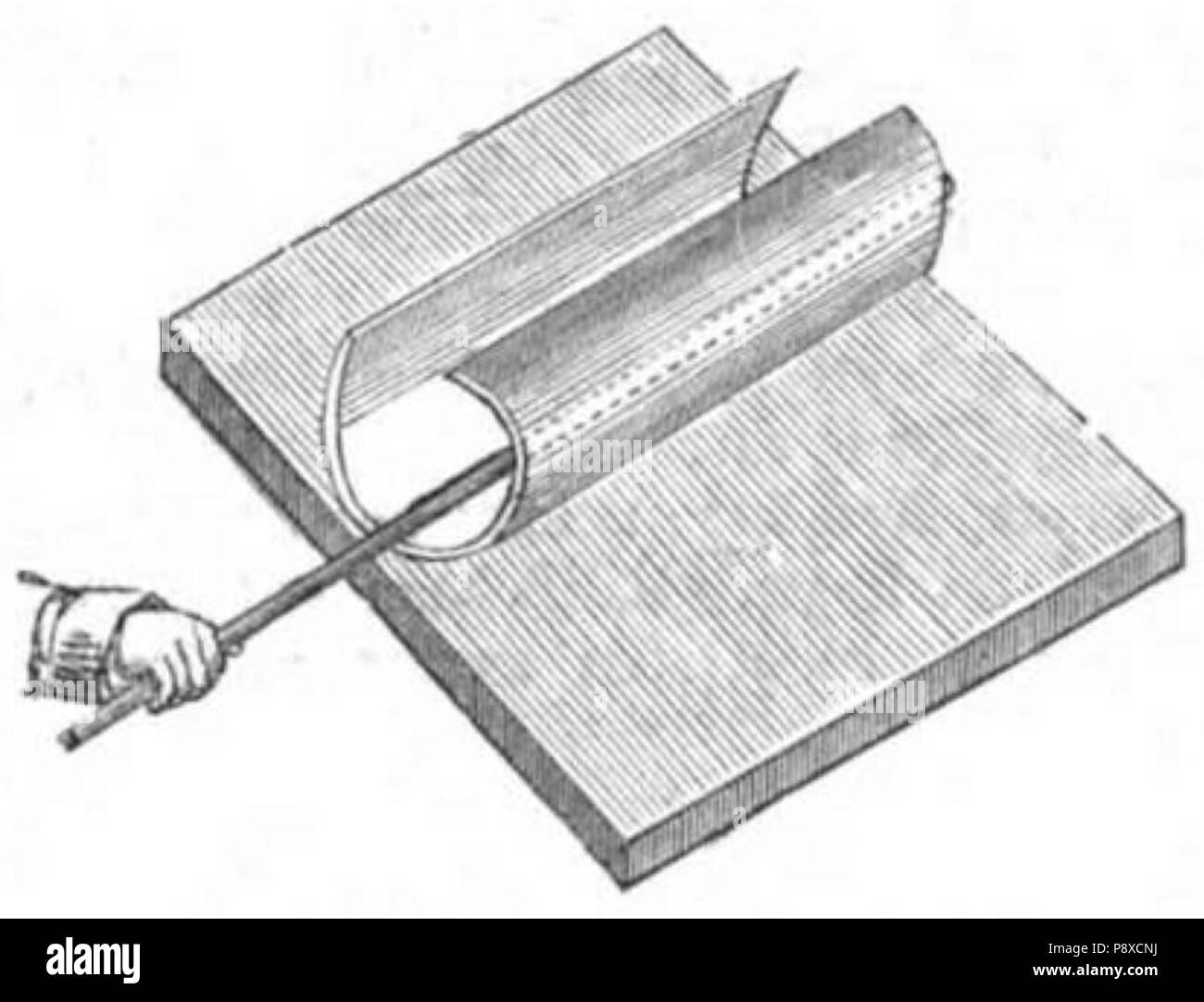 . 124 Die Gartenlaube (1857) b 295 4 Banque D'Images