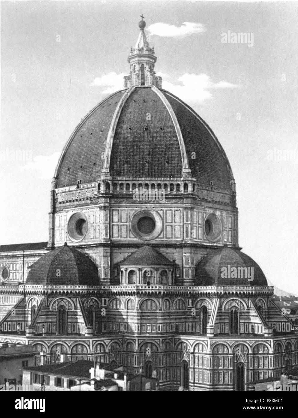 260 Dôme de Brunelleschi, Florence (caractère de l'architecture de la Renaissance) Banque D'Images
