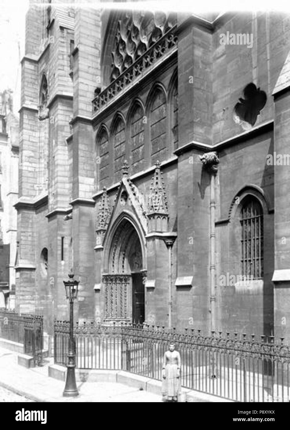 269 Eglise Saint-Séverin - Façade ouest - Paris - Médiathèque de l'architecture et du patrimoine - APMH00023815 Banque D'Images