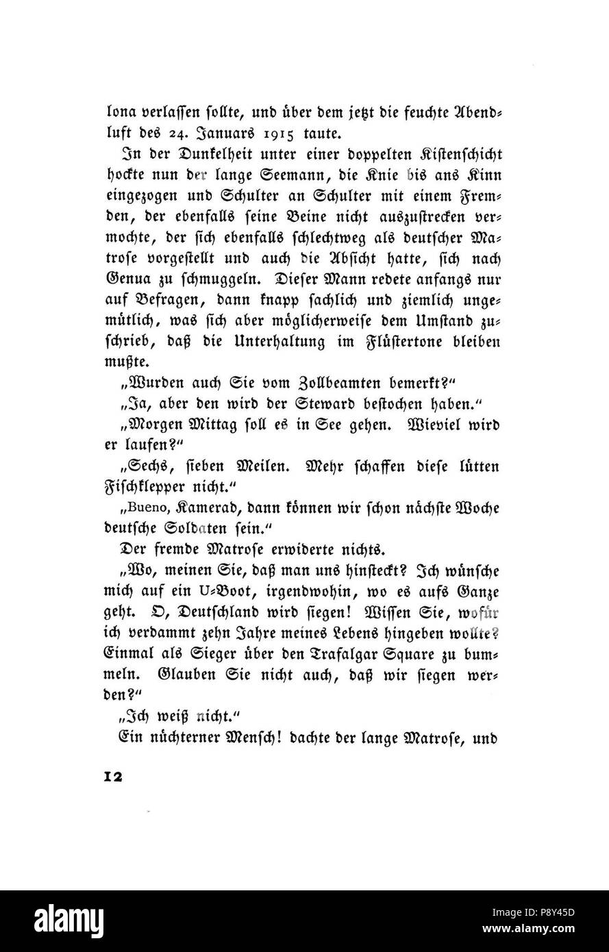 . 258 Die Woge (Ringelnatz) 012 Banque D'Images