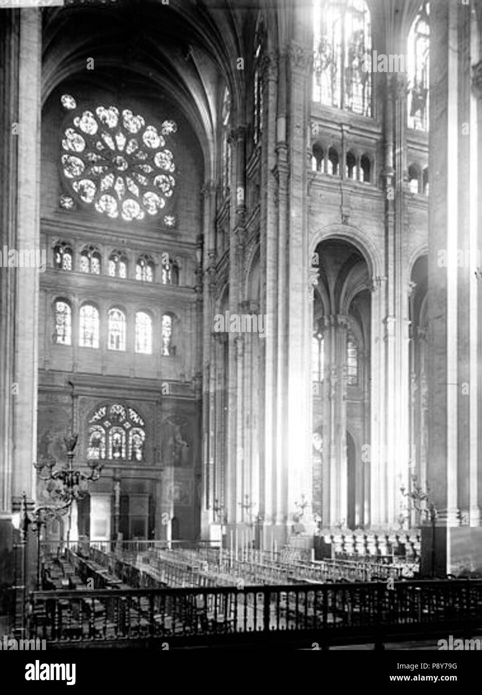 268 Eglise Saint-Eustache - Intérieur - Paris - Médiathèque de l'architecture et du patrimoine - APMH00035689 Banque D'Images