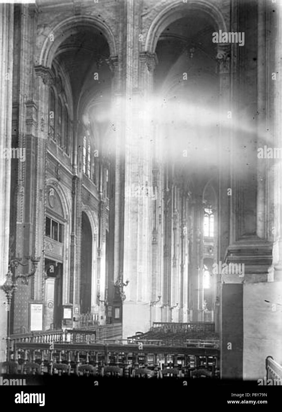 268 Eglise Saint-Eustache - Intérieur - Paris - Médiathèque de l'architecture et du patrimoine - APMH00035695 Banque D'Images