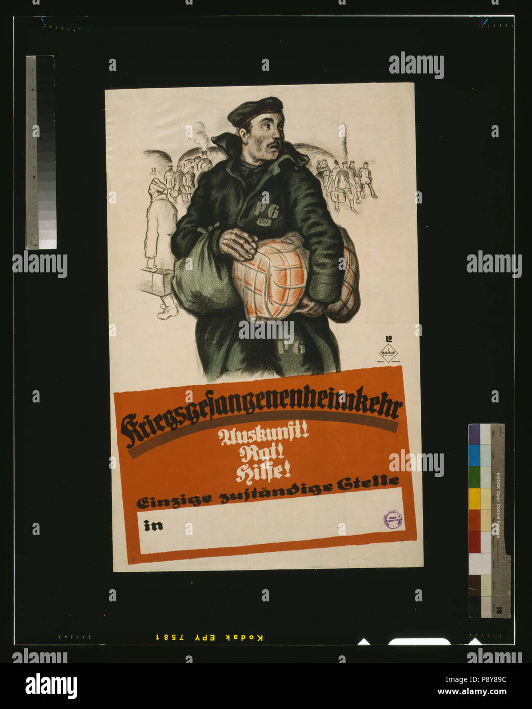 . 378 Kriegsgefangenenheimkehr. Auskunft ! Rat ! Hilfe ! Rcac2004665987 Banque D'Images