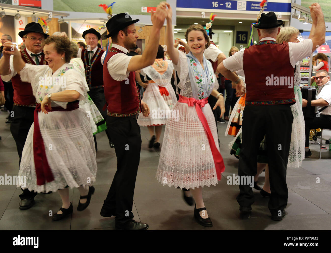 Berlin, Allemagne, spectacle de danse à la Semaine verte internationale Banque D'Images