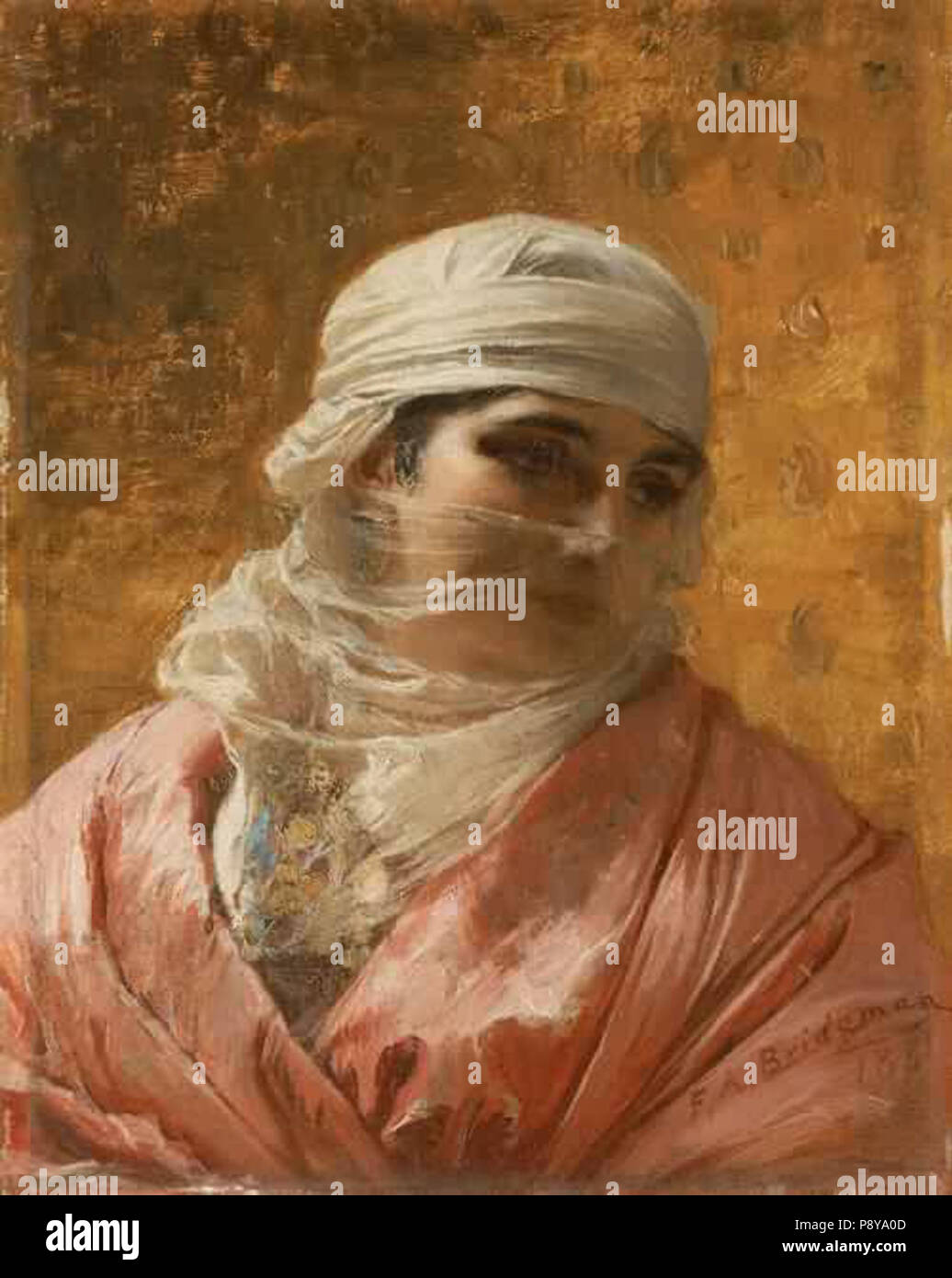 . 290-Frederick-Arthur Bridgman-A-circassien-1881 Banque D'Images