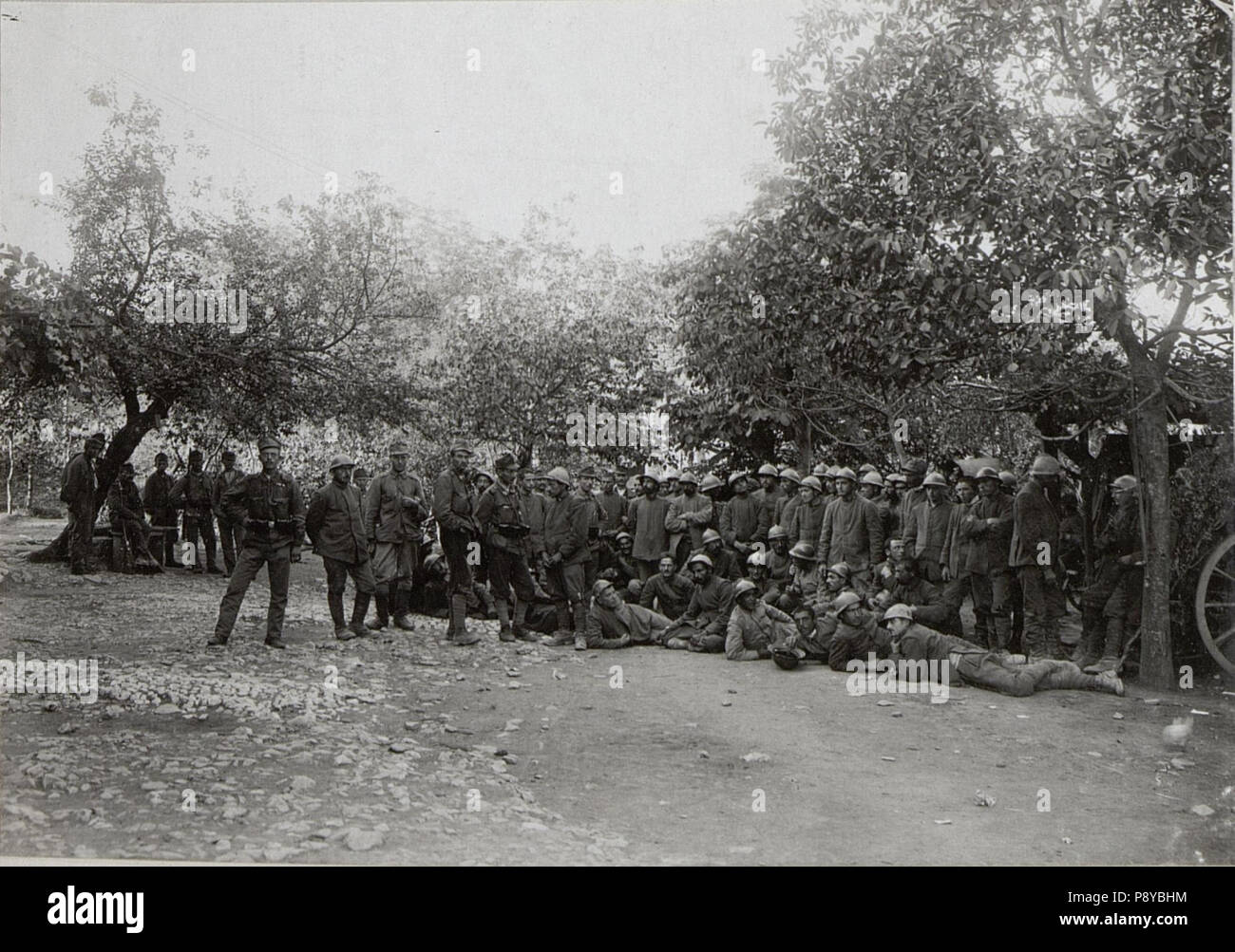 . 298 Gefangene Italiener a.d.XI.1 Isonzoschlacht. BildID (15604850) Banque D'Images