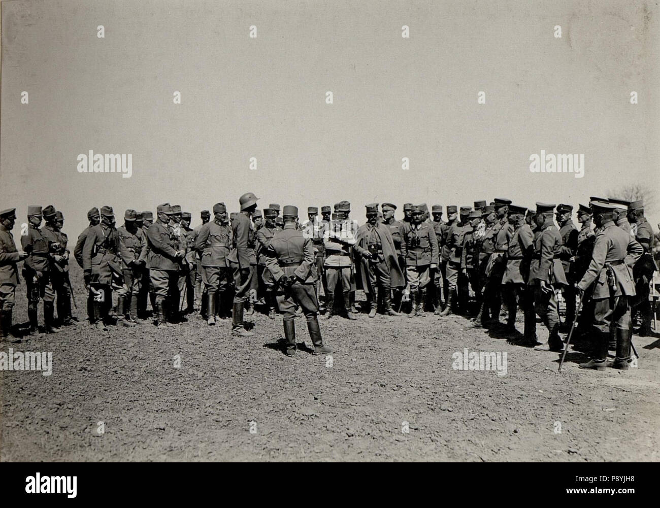 . Inspizierung 342 d.S.kais.Hoh.Prinz Oskar v.Preussen Narajow &AMP ; Hinowice BildID (15530375) Banque D'Images